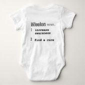 Hirschsprung's Disease Awareness Romper (Achterkant)