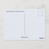 Hirtshals Vuurtoren in Hirtshals Denemarken Briefkaart (Achterkant)