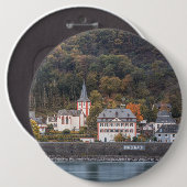 Hirzenach Ronde Button 6,0 Cm (Voorkant /achterkant)