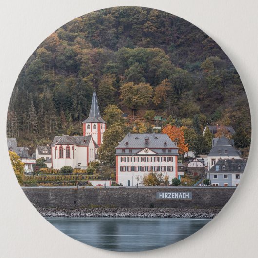 Hirzenach Ronde Button 6,0 Cm (Voorkant)