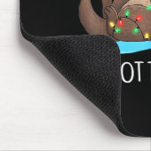 His And Her Otter Half Santa Hat Couple Christmas  Muismat (Hoek)