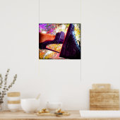 His and Hers Red Bottom Heels and Sneakers Poster (Keuken)