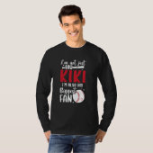 His Biggest Fan Baseball Kiki Of A Baseball Player T-shirt (Voorkant volledig)