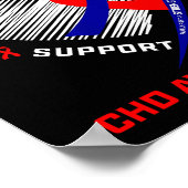 His Fight Baby Boy Son Chd Awareness Heart Disease Poster (Hoek)