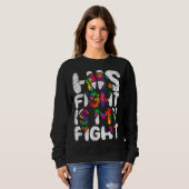 His Fight Is My Fight Autism Awareness Month And S Trui (Voorkant volledig)