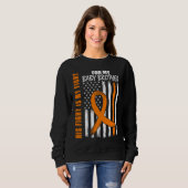 His Fight Is My Fight Baby Brother Leukemia Awaren Trui (Voorkant volledig)