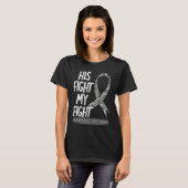 His Fight Is My Fight Borderline Personality Disor T-shirt (Voorkant volledig)