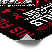 His Fight Is My Fight Dad Multiple Myeloma Awarene Poster (Hoek)