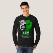 His Fight Is My Fight Gastroparesis Awareness Gree T-shirt (Voorkant volledig)