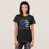 His Fight Is My Fight Neurofibromatosis Awareness T-shirt (Voorkant volledig)