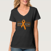 His Fight My Fight Multiple Sclerosis T-shirt (Voorkant)
