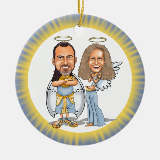 HIS & HER ANGELS ORNAMENT (Voorkant)