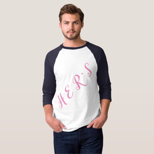 HIS - HER'S Basic T-shirt (Voorkant volledig)
