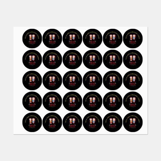 His & Hers Christmas Cheer Labels (Vel)