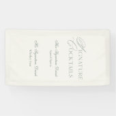 His & Hers Signature Drinks Menu Spandoek (Horizontaal)