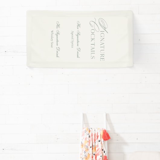 His & Hers Signature Drinks Menu Spandoek (Insitu)