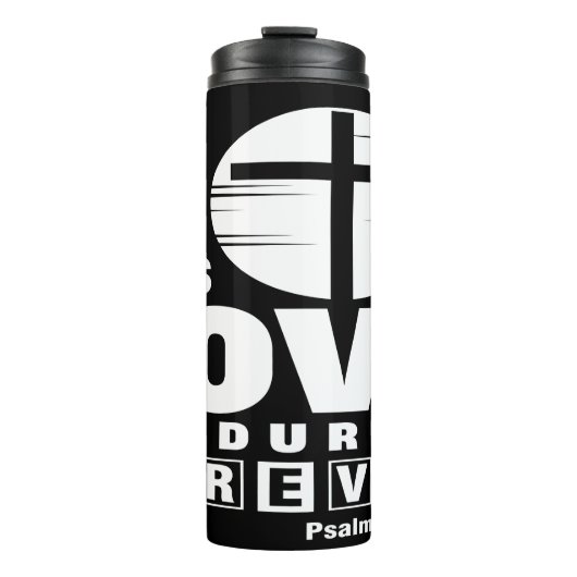 His Love Endures Forever Thermosbeker (Voorkant)