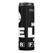 His Love Endures Forever Thermosbeker (Achterkant)