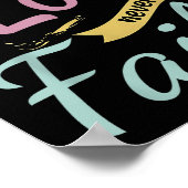 His Love Never Fails T Shirt Poster (Hoek)