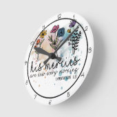 His Mercies Are New Every Morning Art Ronde Klok (Hoek)