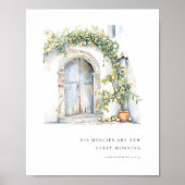 His Mercies are New Every Morning Bible Verse Poster (Voorkant)