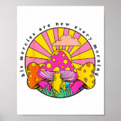 His Mercies Are New Every Morning Christian Faith  Poster (Voorkant)