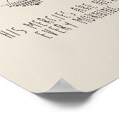 His Mercies Are New Every Morning Poster (Hoek)