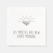 His Mercies Are New Every Morning Servet (Voorkant)