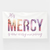 His Mercy Renews Spandoek (Horizontaal)