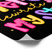 His Mercy Rewrote My Story, Thankful, Fall Christi Poster (Hoek)