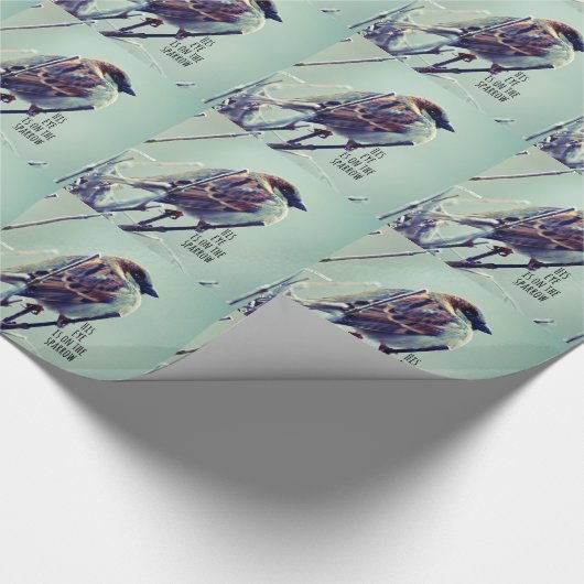 HIs oog staat op de Sparrow Cadeaupapier (Hoek)