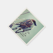 HIs oog staat op de Sparrow Servetten (Hoek)