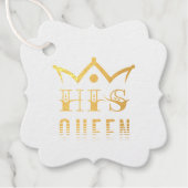His Queen Bedankjes Labels (Voorkant)