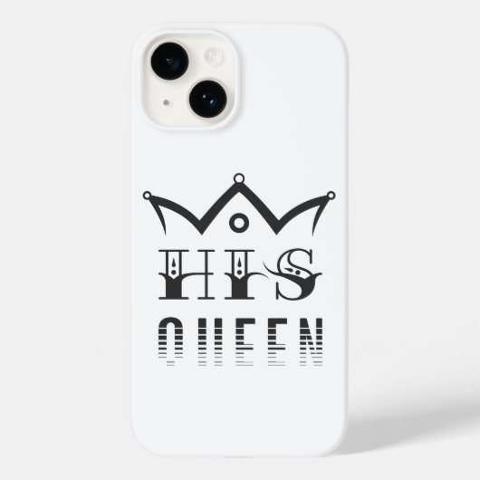 His Queen Case-Mate iPhone Case (Achterkant)