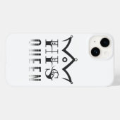 His Queen Case-Mate iPhone Case (Achterkant (horizontaal))