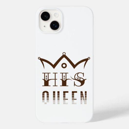 His Queen Case-Mate iPhone Case (Achterkant)