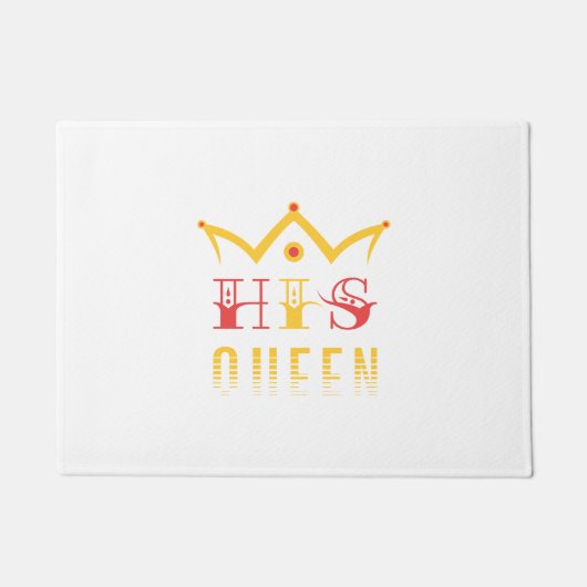 His Queen Deurmat (Voorkant)
