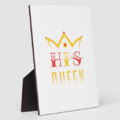 His Queen Fotoplaat (Zijkant)