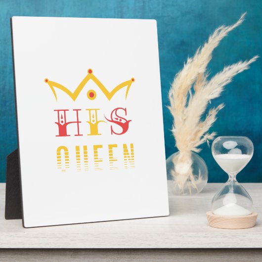 His Queen Fotoplaat (Zijkant)