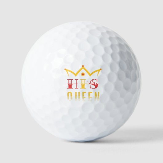 His Queen Golfballen (Voorkant)