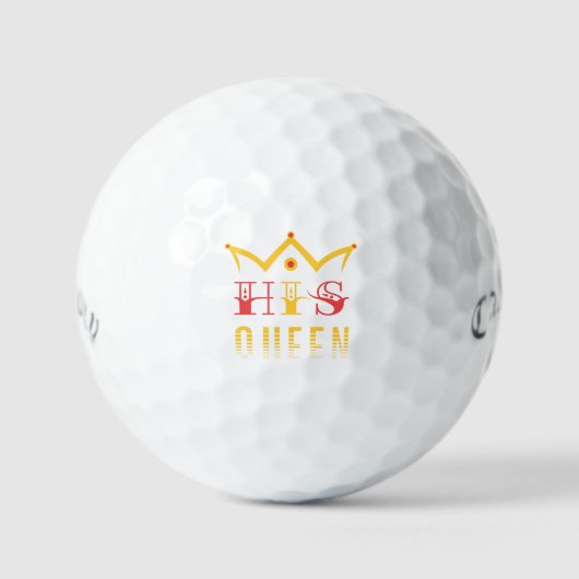 His Queen Golfballen (Voorkant)