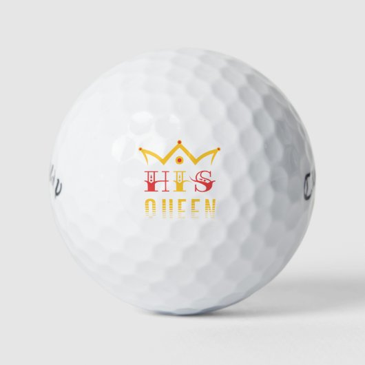His Queen Golfballen (Voorkant)