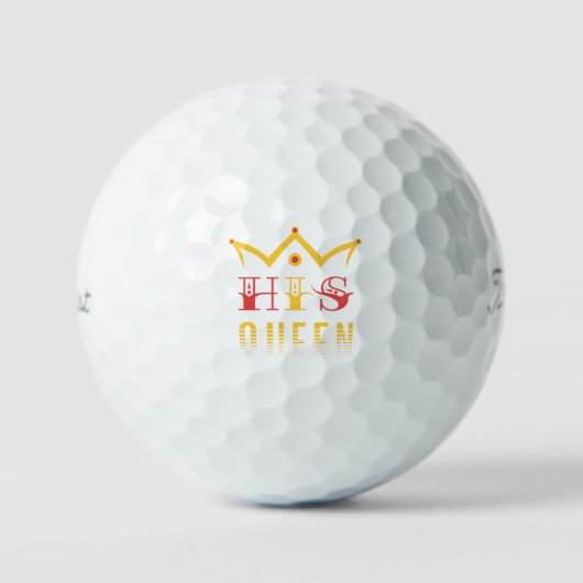 His Queen Golfballen (Voorkant)