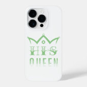 His Queen iPhone Hoesje (Achterkant)