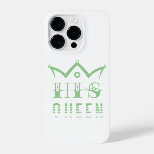 His Queen iPhone Hoesje (Achterkant)