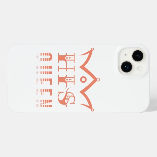 His Queen iPhone Hoesje (Achterkant horizontaal)