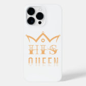 His Queen iPhone Hoesje (Achterkant)