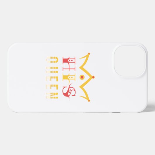 His Queen iPhone Hoesje (Achterkant horizontaal)