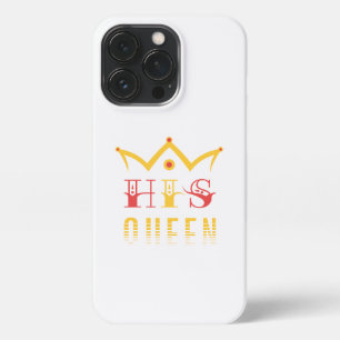 His Queen iPhone 13 Pro Hoesje