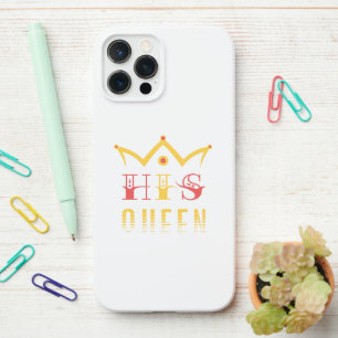 His Queen iPhone 12 Pro Max Hoesje